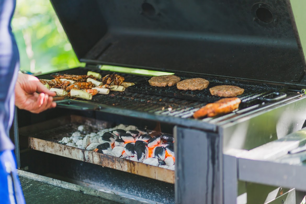 pool garden BBQ